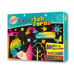 Zestaw Scratch Cards kolorowy świat zdrapek STN7021