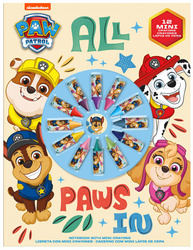 Zestaw do kolorowania z 12 mini kredkami Paw Patrol PW19957