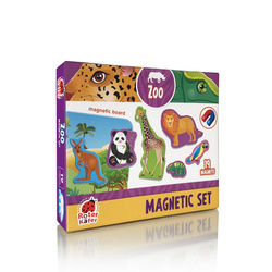 Zestaw magnetyczny z tablicą Zoo RK2090-02